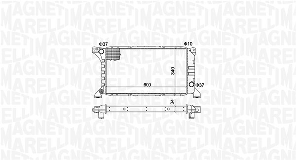 MAGNETI MARELLI 350213193500 - Радиатор охлаждения