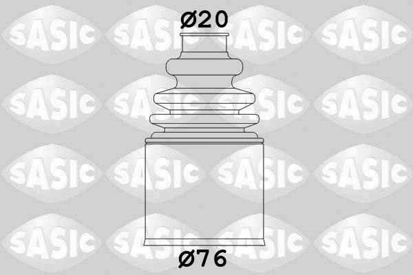 SASIC 2873483 - Пыльник ШРУСа