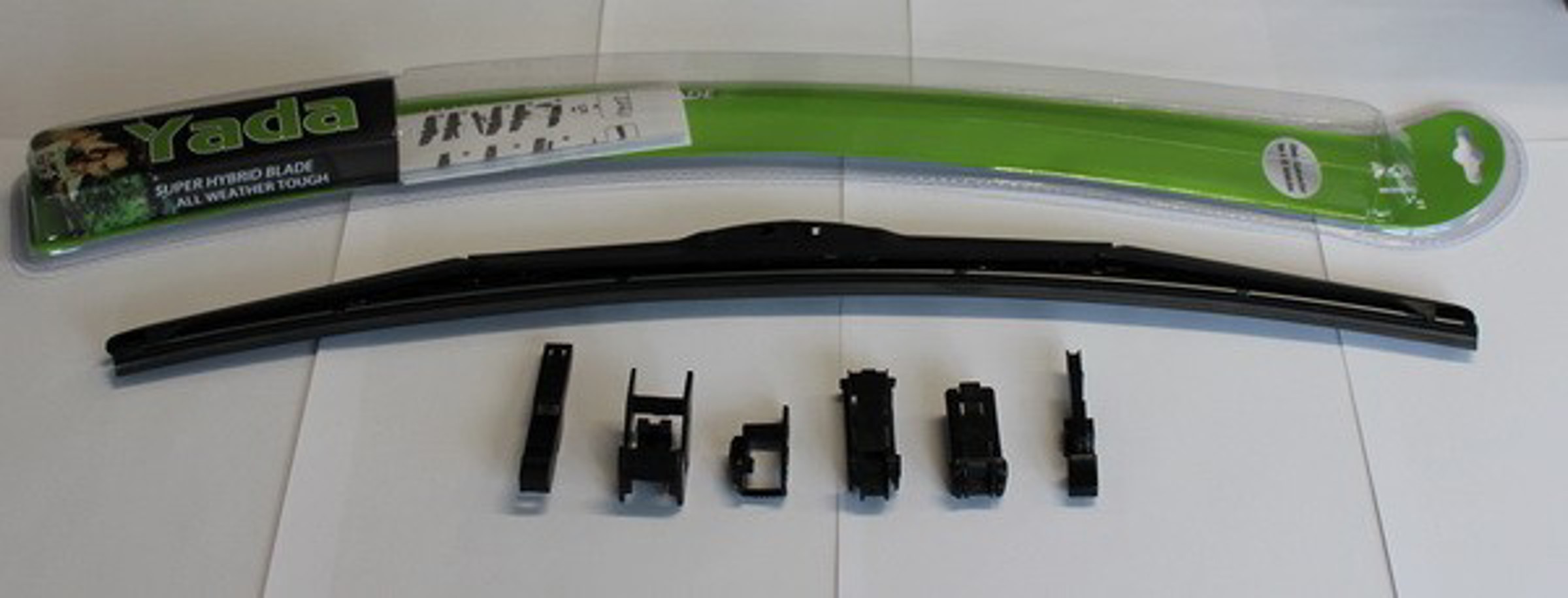 YADA 92017 - Щетка стеклоочистителя 43 см гибридная с универсальным креплением (OE типы креплений + крюк)