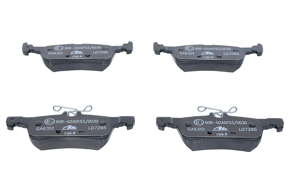 ATE 13.0470-7295.2 - Комплект тормозных колодок, дисковый тормоз ATE Ceramic