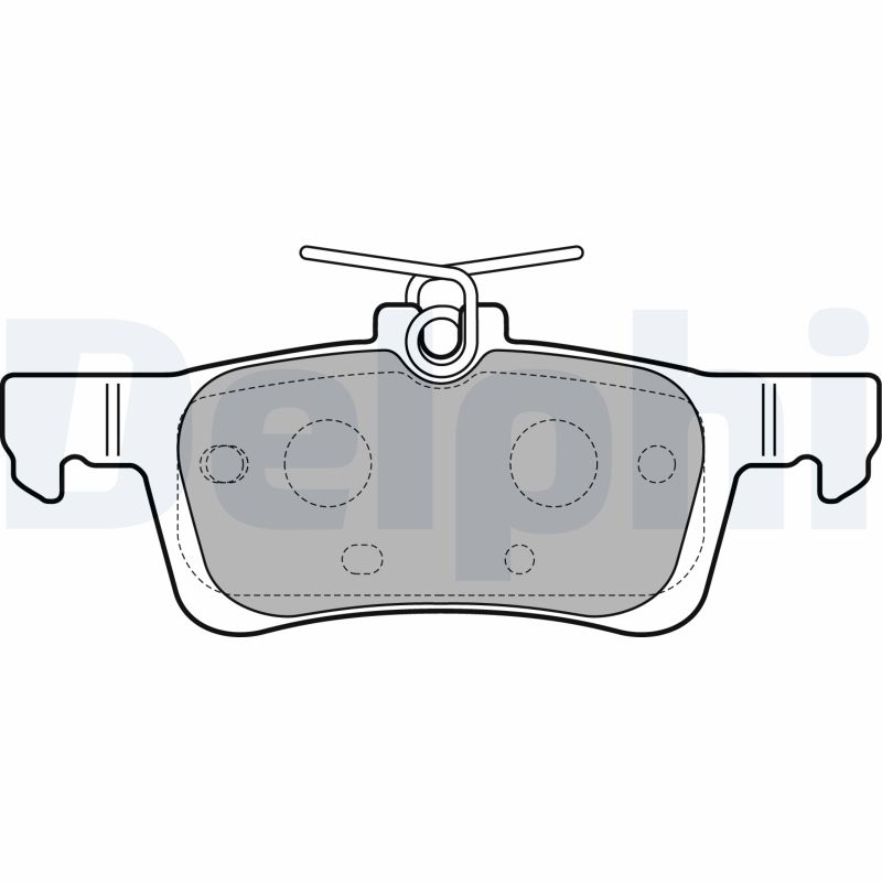 DELPHI LP2503 - Тормозные колодки 