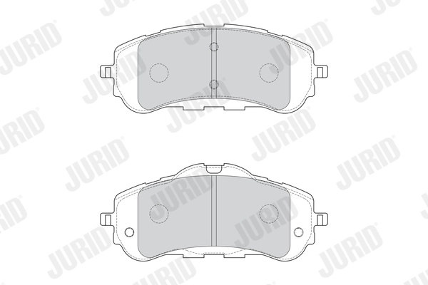 JURID 573620J - Тормозные колодки 