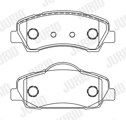 JURID 573630J - Тормозные колодки 