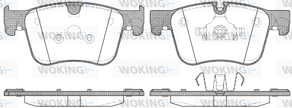 WOKING P14603.00 - Тормозные колодки 