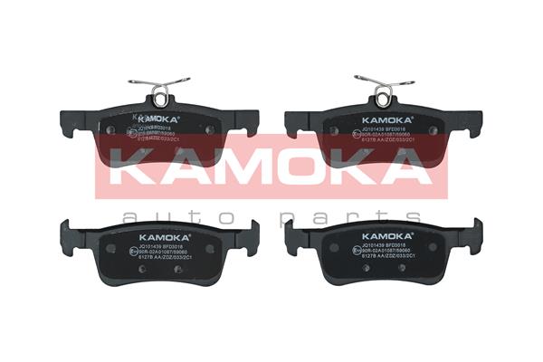 KAMOKA JQ101439 - Комплект тормозных колодок, дисковый тормоз KAMOKA