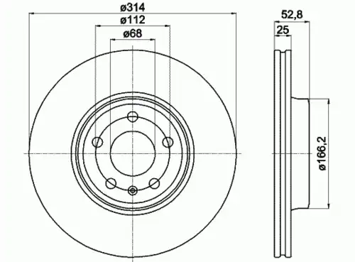 TEXTAR 92159903 - Диск тормозной