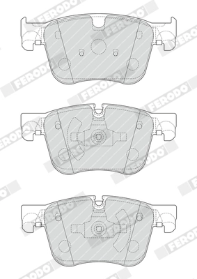 FERODO FDB4765 - Комплект тормозных колодок, дисковый тормоз PREMIER ECO FRICTION