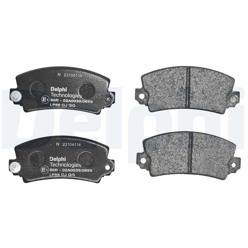 DELPHI LP56 - Тормозные колодки 