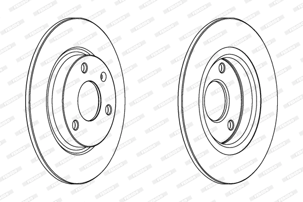 FERODO DDF132 - Тормозной диск PREMIER