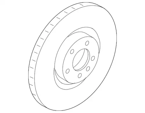 PORSCHE 95b615301t - 95B615301T ДИСК ТОРМОЗНОЙ ПЕРЕДНИЙ ЛЕВЫЙ