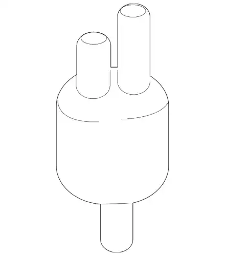 MERCEDES-BENZ a0008600862 - клапан омывателя! пластик\ MB W123/W124/W126/W201/W202/W140/R107/R129 all 77-01