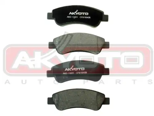 ASVA akd13201 - Колодки тормозные дисковые /комплект 4 шт/