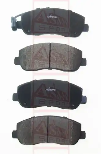 ASVA akd24104 - Колодки тормозные дисковые /комплект 4 шт/