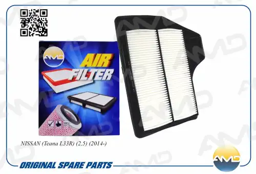 AMD amdfa338 - фильтр воздушный! 165463TA1B\ Nissan Teana L33R 2.5 14>