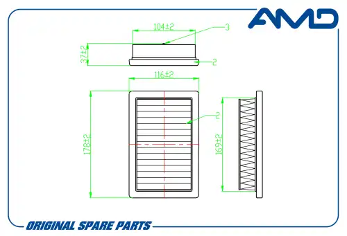AMD amdfa945 - фильтр воздушный