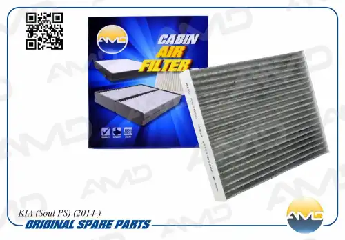 AMD amdfc762 - фильтр салонный! угольный\ KIA Soul 14>