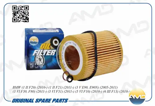 AMD amdfl215 - фильтр масляный! 11427566327\ BMW 1 F20 10>/F21 11>/3 E90, E90N 05-11/F30, F80