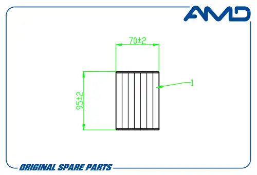 AMD amdfl227 - фильтр масляный! A6421800009\ MB C W204 OM 642.960/OM 642.961 07-13