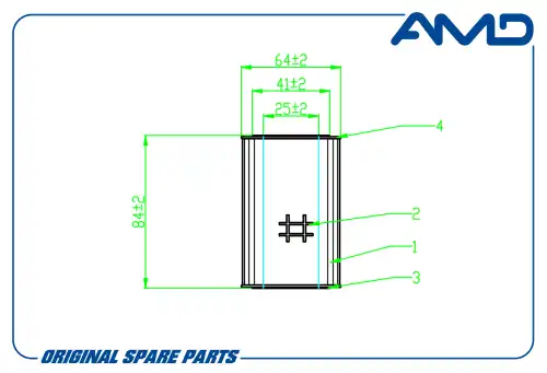 AMD amdfl51 - фильтрующий элемент масла