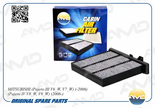 AMD amdjfc79 - фильтр салона! LHD, угольный\ Mitsubishi Pajero 3.2D/3.5 V6 00>