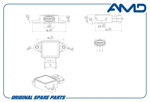 AMD amdsen19 - датчик положения дроссельной заслонки