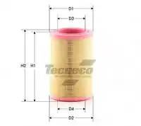 TECNECO ar2074 - Фильтр воздушный SMART: CABRIO (450) 60 00-04 80 01-04 60 01-04 70 03-04 70 03-04, CITY-COUPE (450) 60 98-04 60 98-04 80 99-04 60 01-04 70 03-04 70 03-04 70 03-04, FO