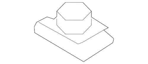 MAZDA b45556135 - КЛИПСА КРЕПЛЕНИЯ БАМПЕРА