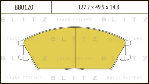 BLITZ bb0120 - колодки дисковые п.