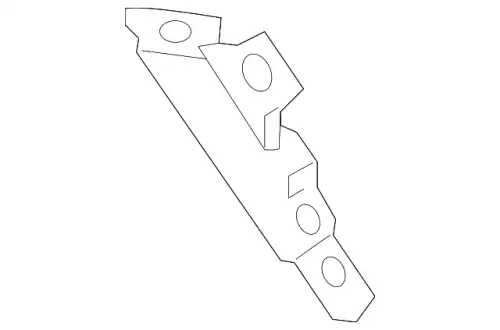 MAZDA bbm451077b - кронштейн бампера заднего левый