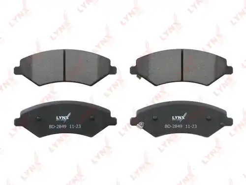 LYNXAUTO bd2849 - колодки тормозные дисковые передние