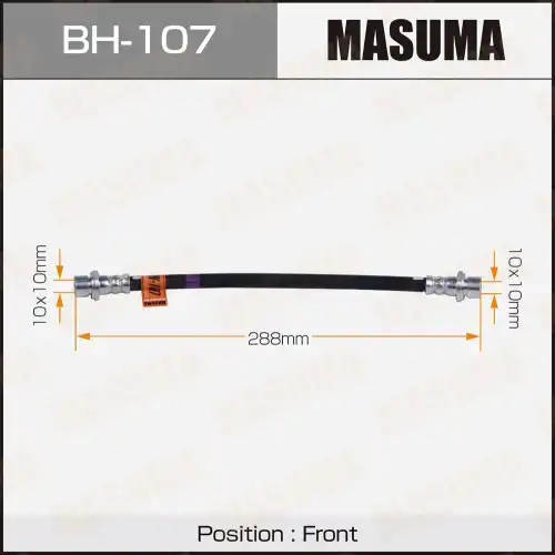 MASUMA bh107 - шланг тормозной перед.