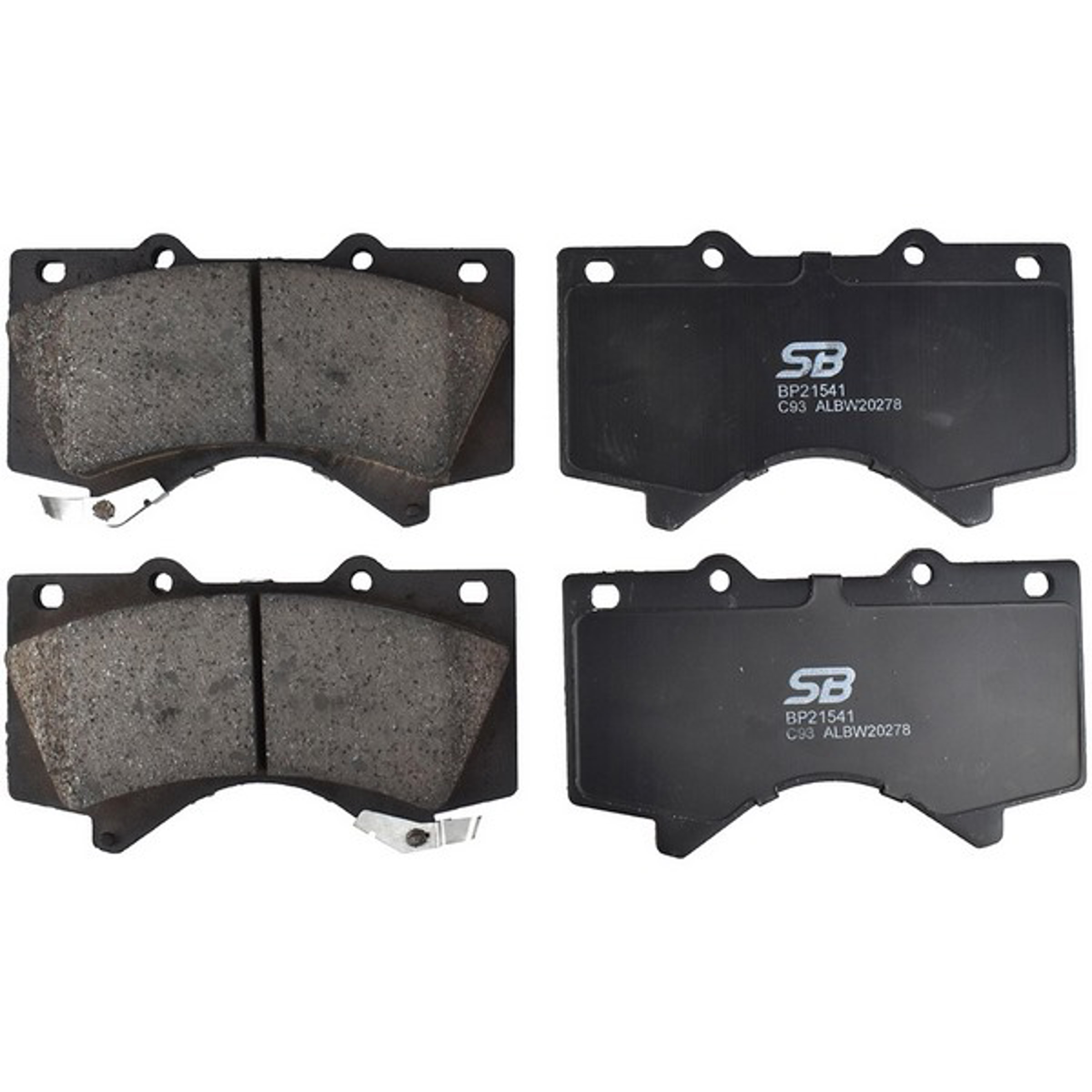 SACHS bp21541 - Колодки тормозные дисковые