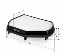 TECNECO ck5842 - Фильтр салона