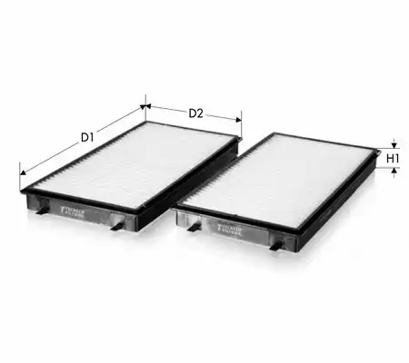 TECNECO ck89122 - Фильтр салона ALPINA: B10 (E39) 320 97-98 460 96-98 330 99-03 460 98-02 480 02-04, B10 Touring (E39) 320 97-98 460 97-98 330 99-03 460 98-02 480 02-04, D10 (E39) 3