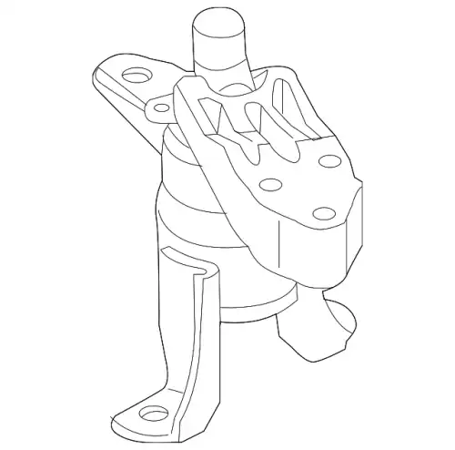 MAZDA d65239060h - Опора двс правая m2 07-12