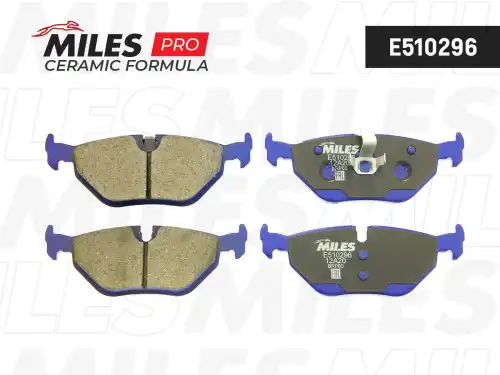 MILES e510296 - Колодки тормозные задние (Смесь CERAMIC) BMW E36 E46 Z4 E85 E86 (TRW GDB1344)