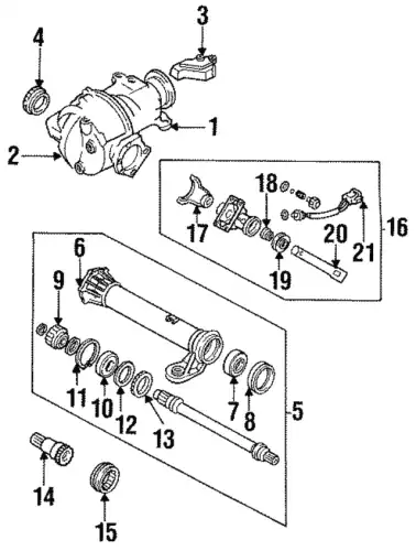 MAZDA f40117131 - САЛЬНИК КПП F401-17-131