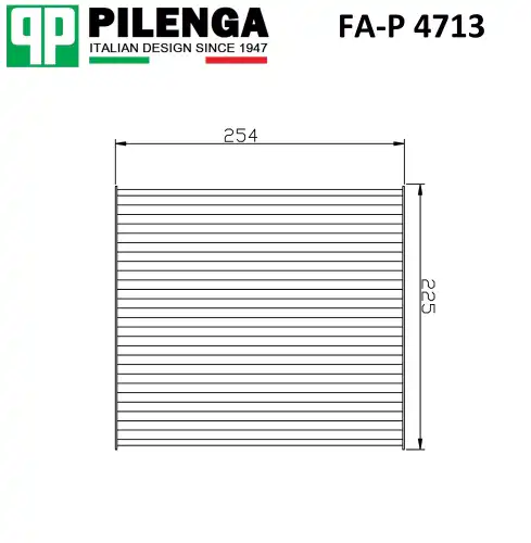 PILENGA fap4713 - фильтр салона