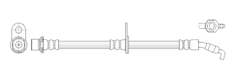 K&K ft2199 - FT2199 ШЛАНГ ТОРМОЗНОЙ