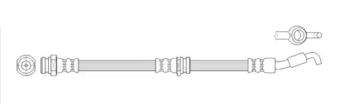 K&K ft3326 - Шланг тормозной MITSUBISHI Colt V (CJ_A) 1300 05.96-09.00 (L=445)