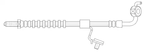 K&K ft3513 - ШЛАНГ ТОРМОЗНОЙ