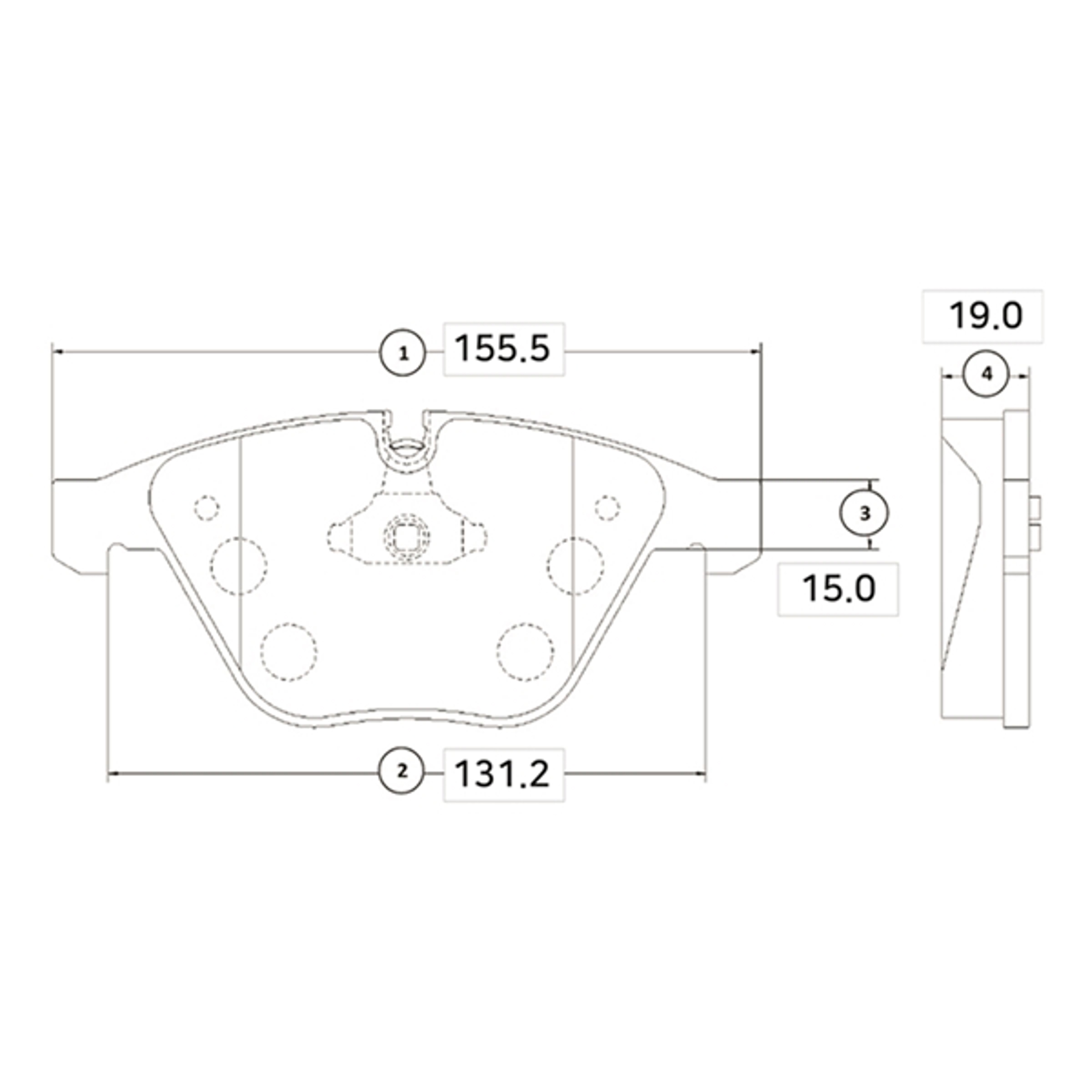 CTR gk0009 - колодки дисковые передние