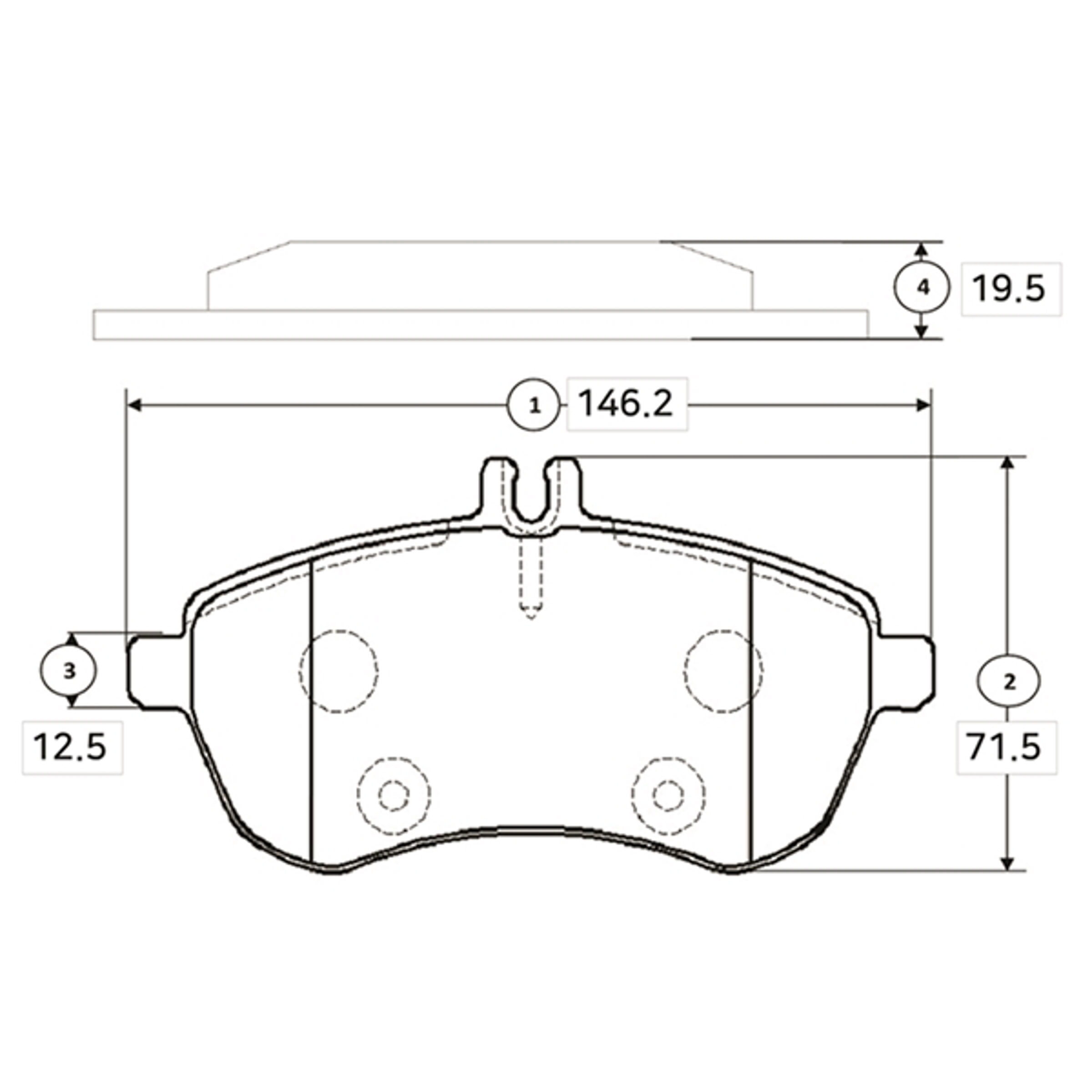 CTR gk0082 - колодки дисковые передние