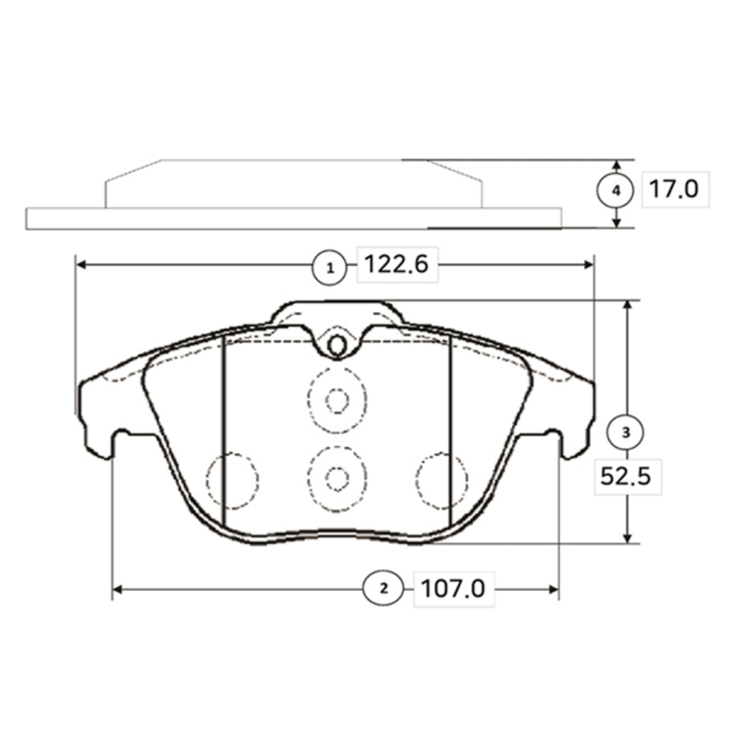 CTR gk0084 - колодки дисковые задние