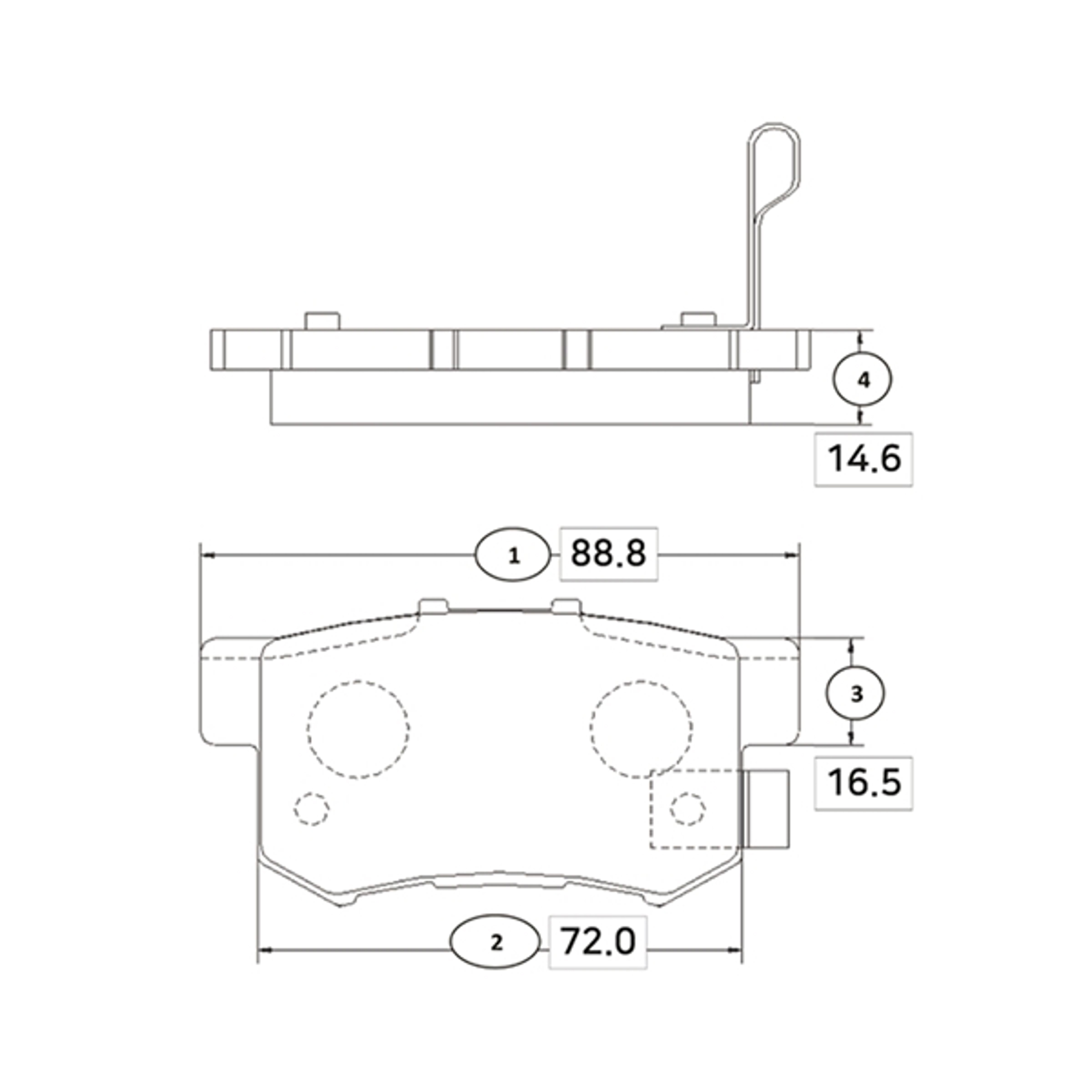 CTR gk0335 - колодки дисковые задние