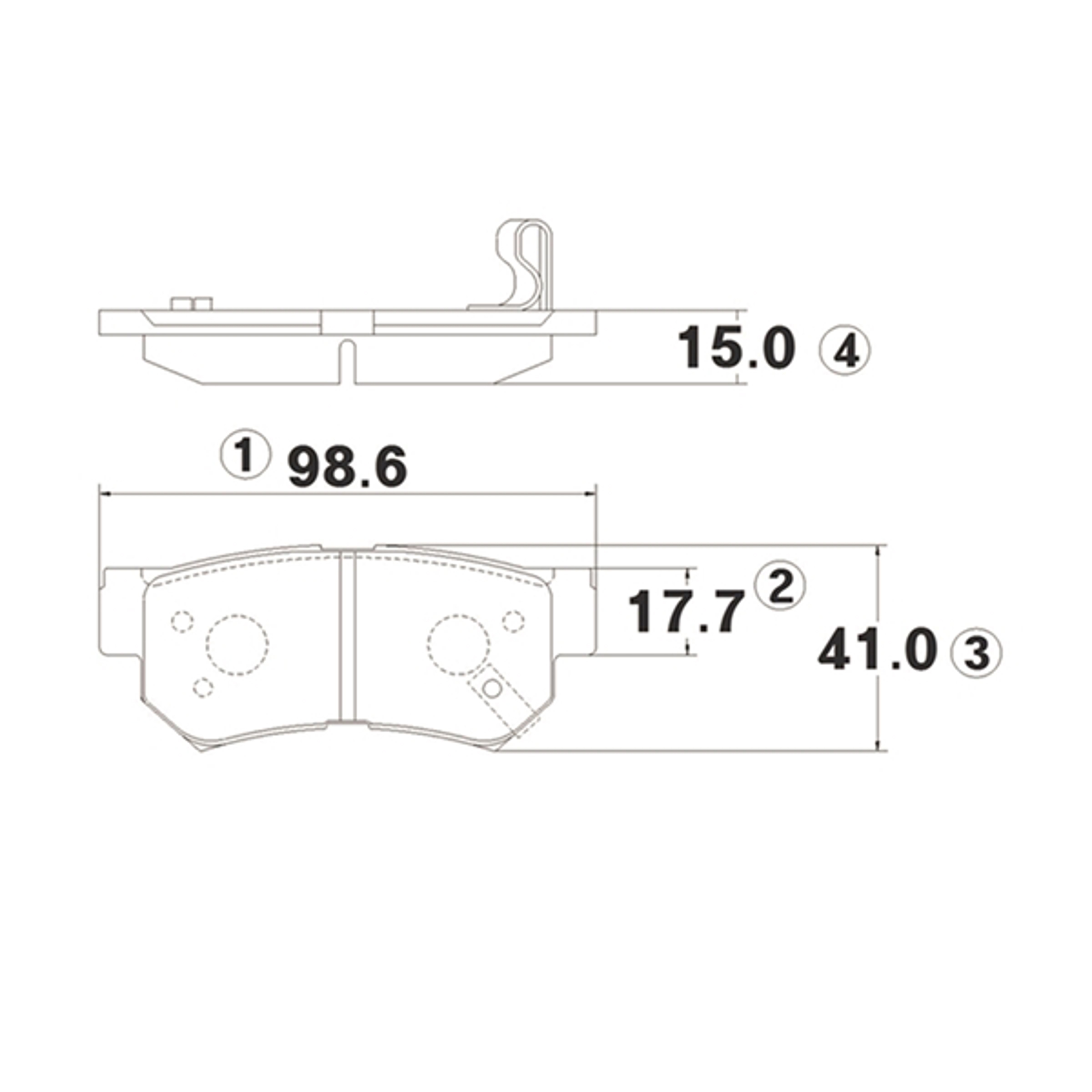 CTR gk0462 - колодки дисковые задние