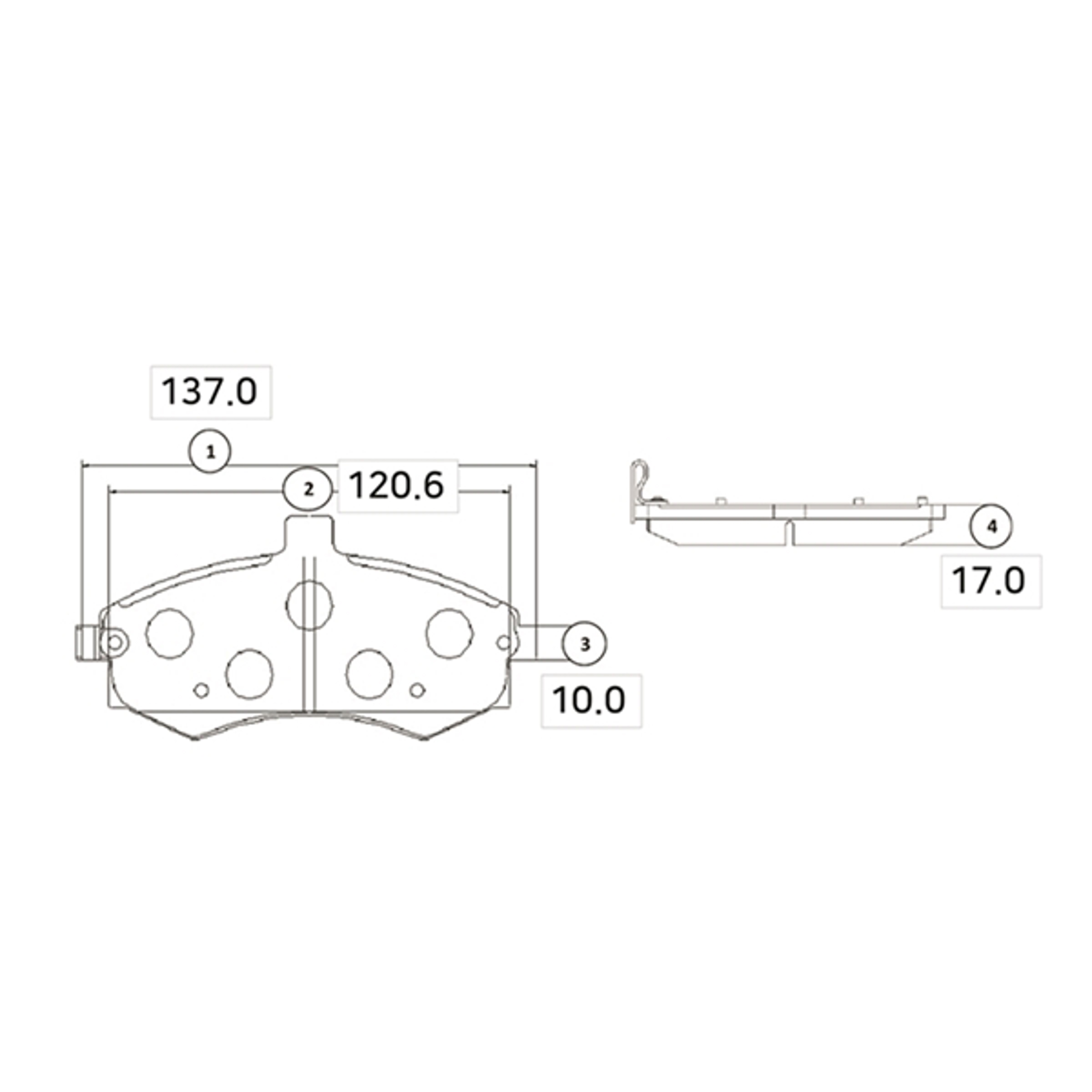 CTR gk0481 - колодки дисковые передние