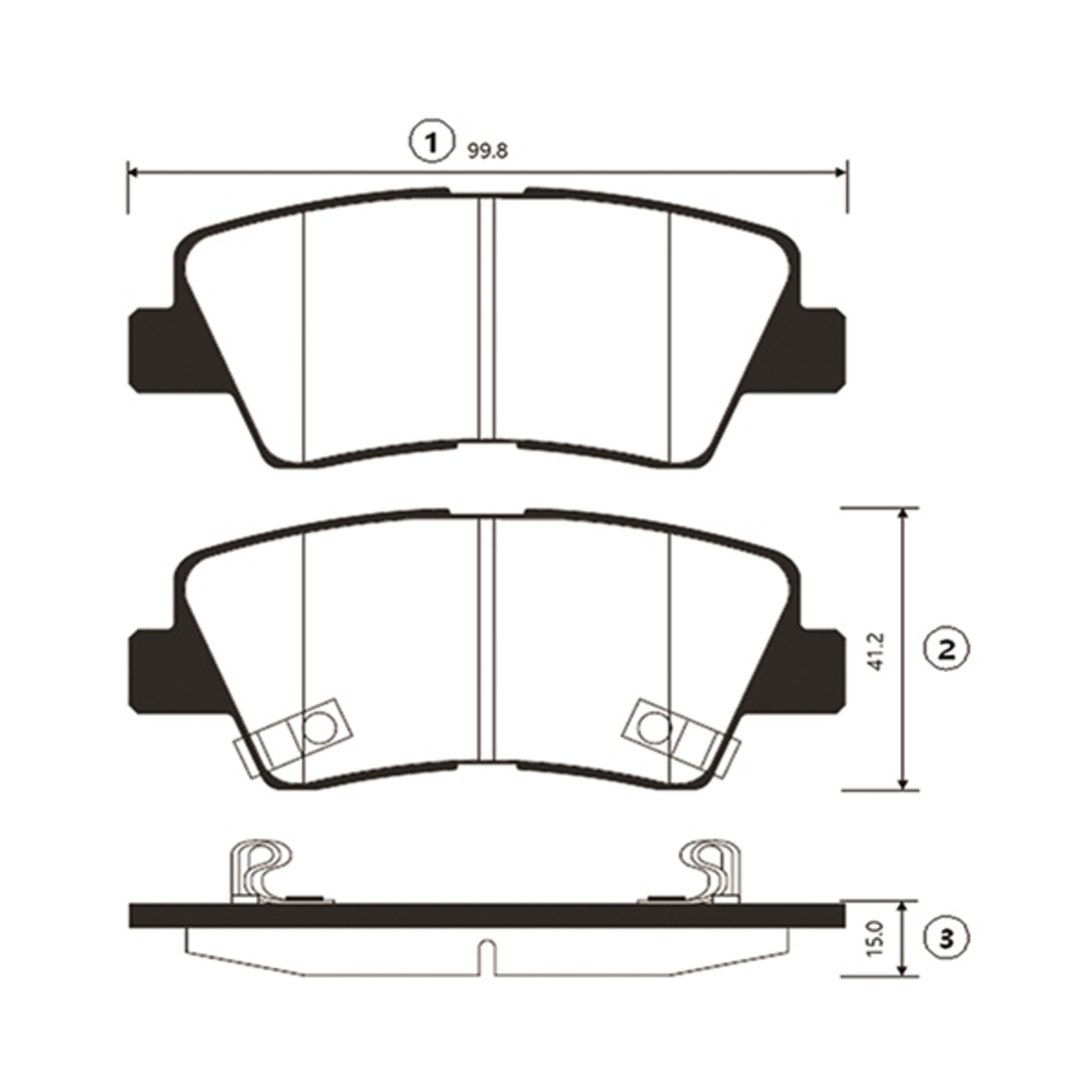 CTR gk0499 - колодки дисковые задние