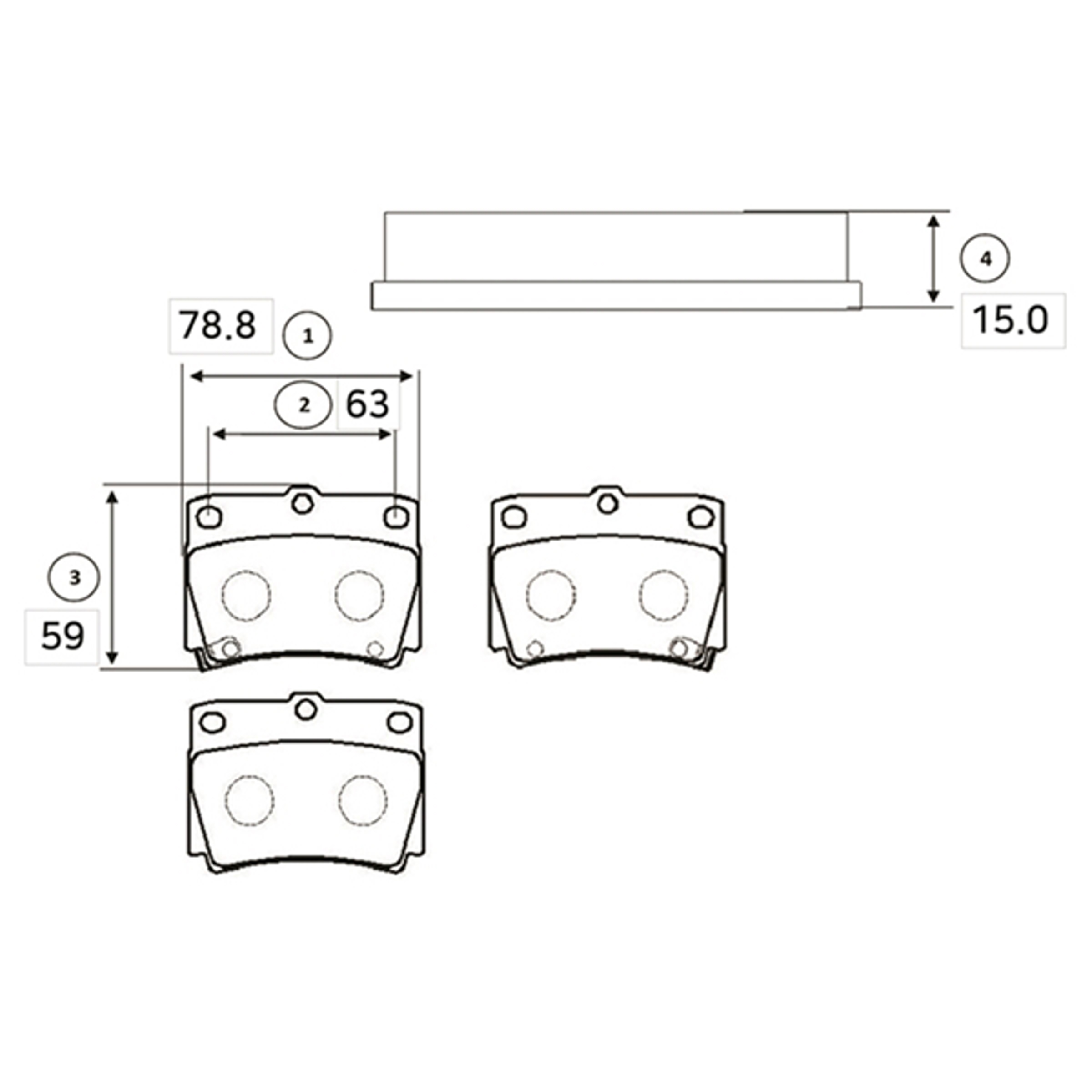 CTR gk0602 - колодки дисковые задние