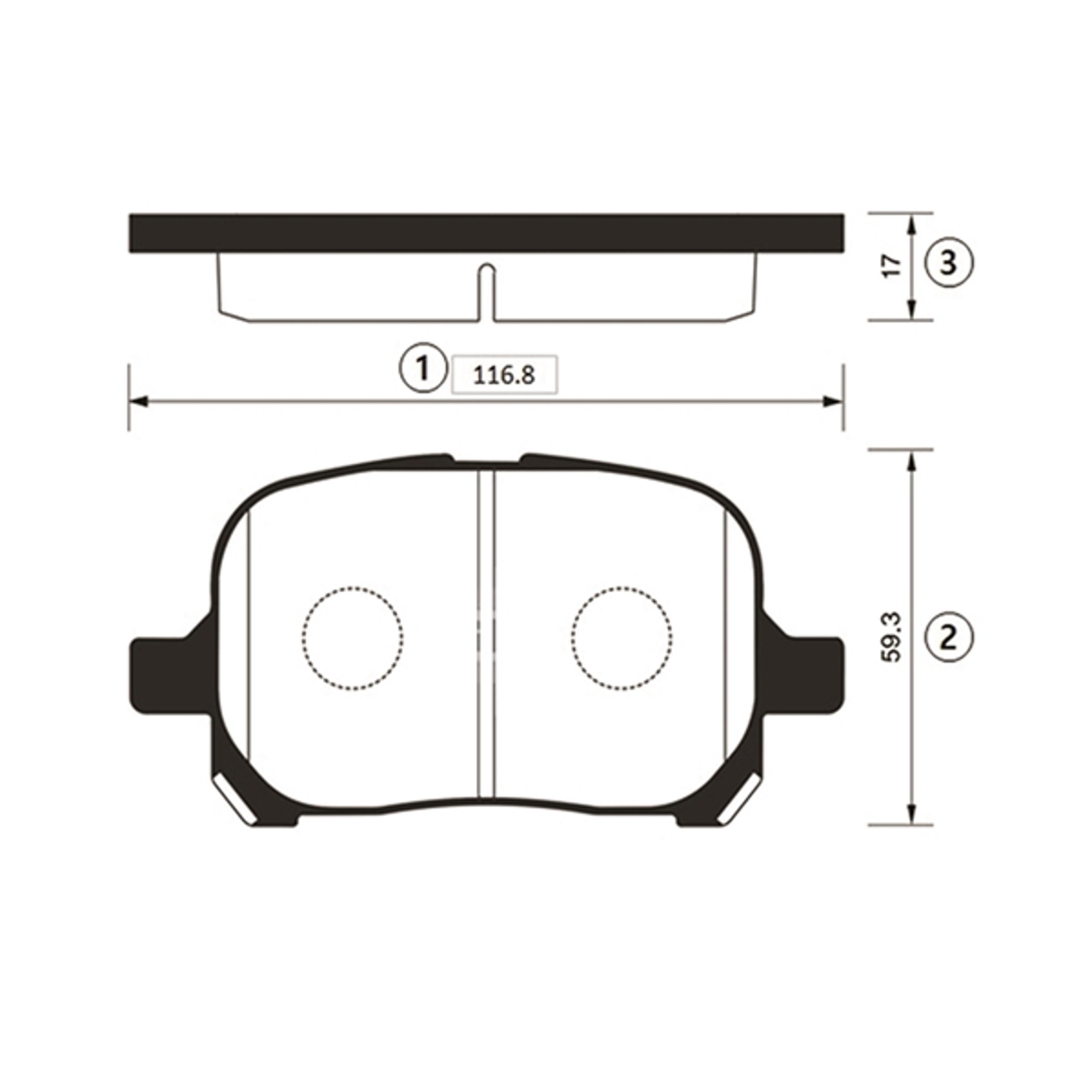 CTR gk1017 - колодки дисковые передние